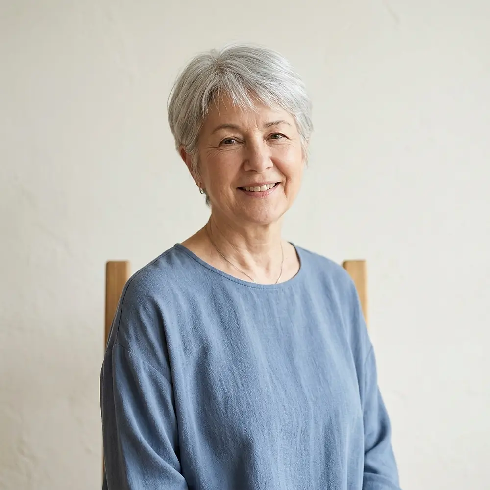 Ruth Calder, who teaches the prenatal and postnatal classes